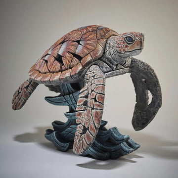 Enesco Edge Sculpture Sea Turtle Figure, 13.25 inches